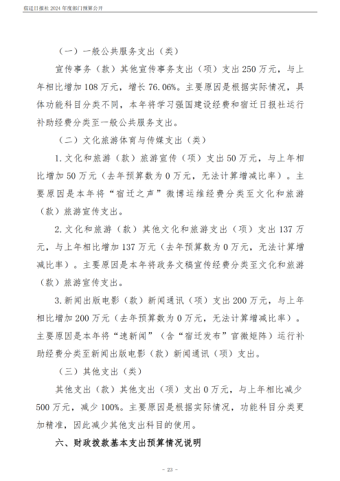 2024 年度宿迁日报社部门预算公开_23