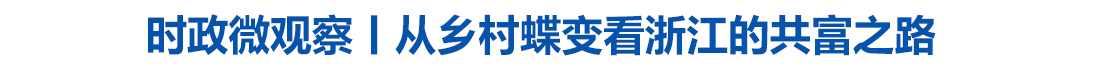 时政微观察丨从乡村蝶变看浙江的共富之路